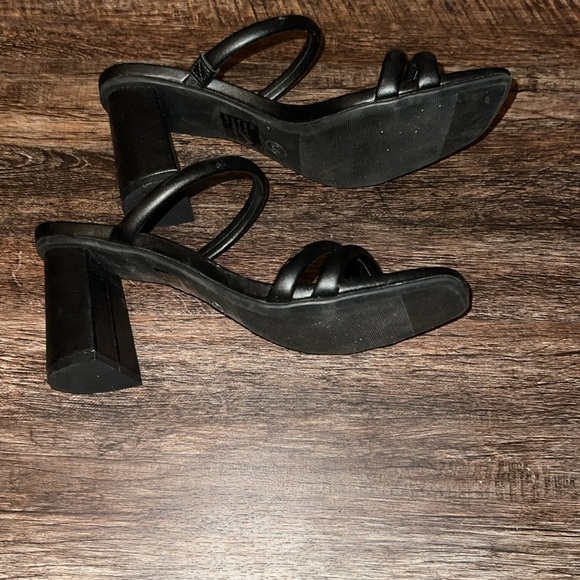 A New Day Black Strappy Sandals - Picture 2 of 5